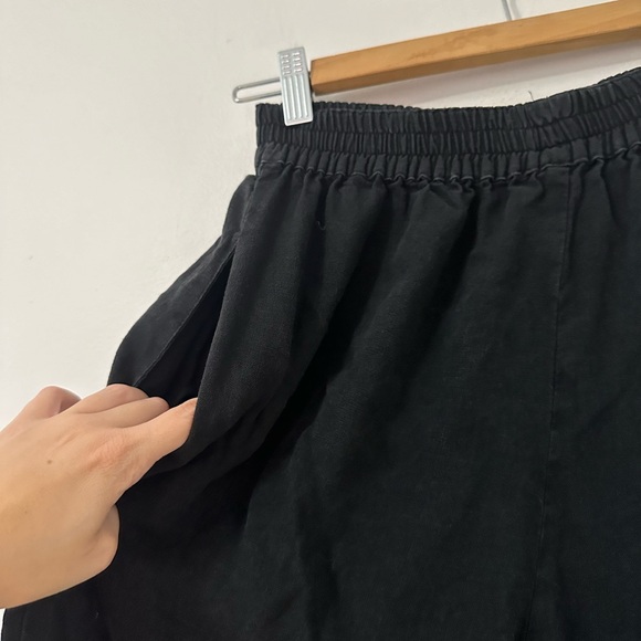 Vintage culotte linen pants - Picture 5 of 7